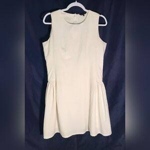 JESSICA TAYLOR women's Elegant Cream Sleeveless Dress Zize M st#JTL-32105